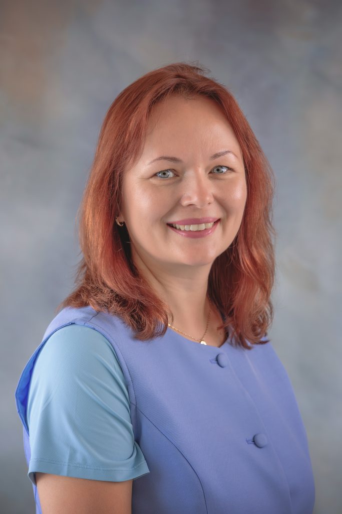 Natalia Reger, Seventh and Eighth Grade Teacher at All Saints Catholic School, supporting student learning and academic growth